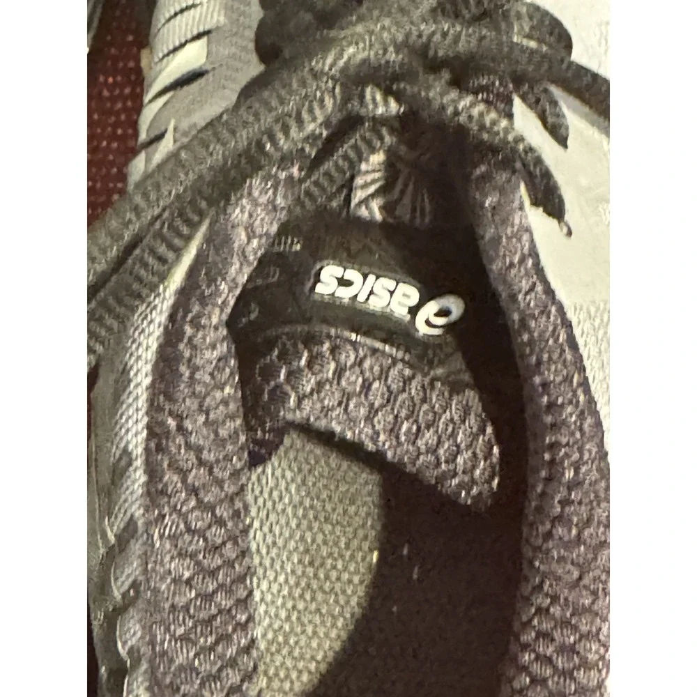 ASICS Men's Gel Running Shoes Size 8.5 Gray Black Athletic Sneakers T5J1Q